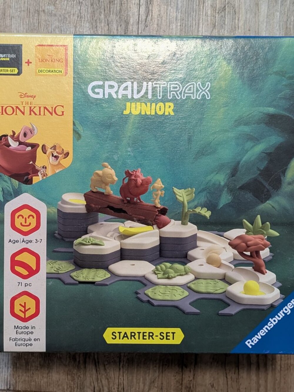 New Ravensburger GraviTrax Junior: Lion King Starter Set 71 pieces